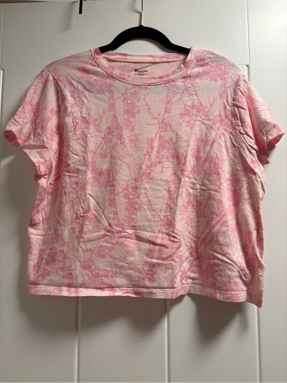 No Boundaries - Pink All-Over Camouflage Tee
